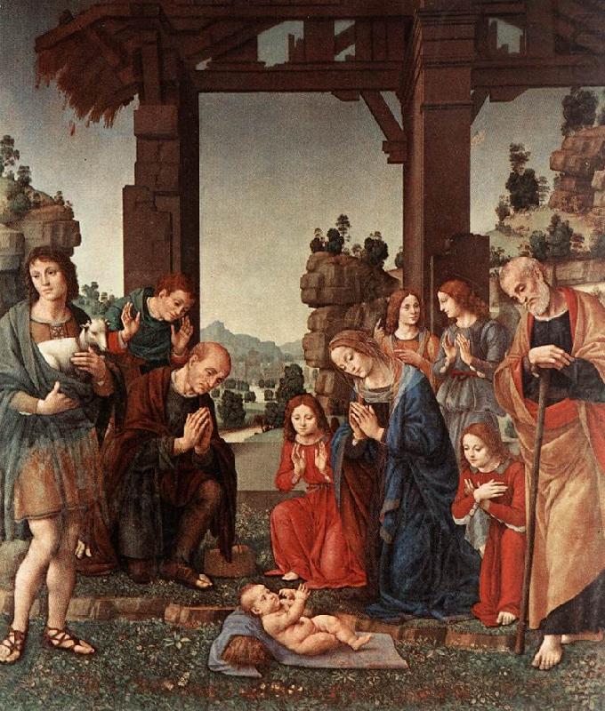 LORENZO DI CREDI Adoration of the Shepherds sf china oil painting image